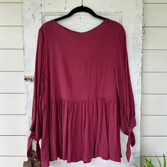 THE NINES, BY HATCH, NWT, MATERNITY TOP. IN DUSTY ROSE. SIZE M - Picture 6 of 9